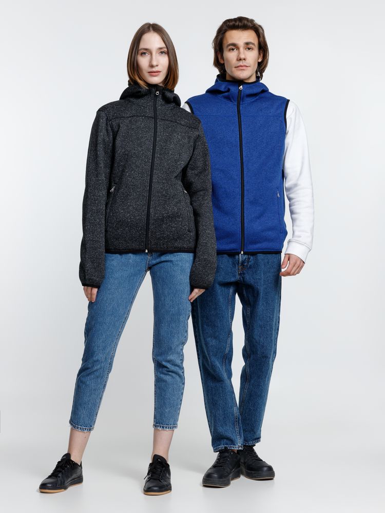 Жилет с капюшоном унисекс Gotland, синий — изображение 12
