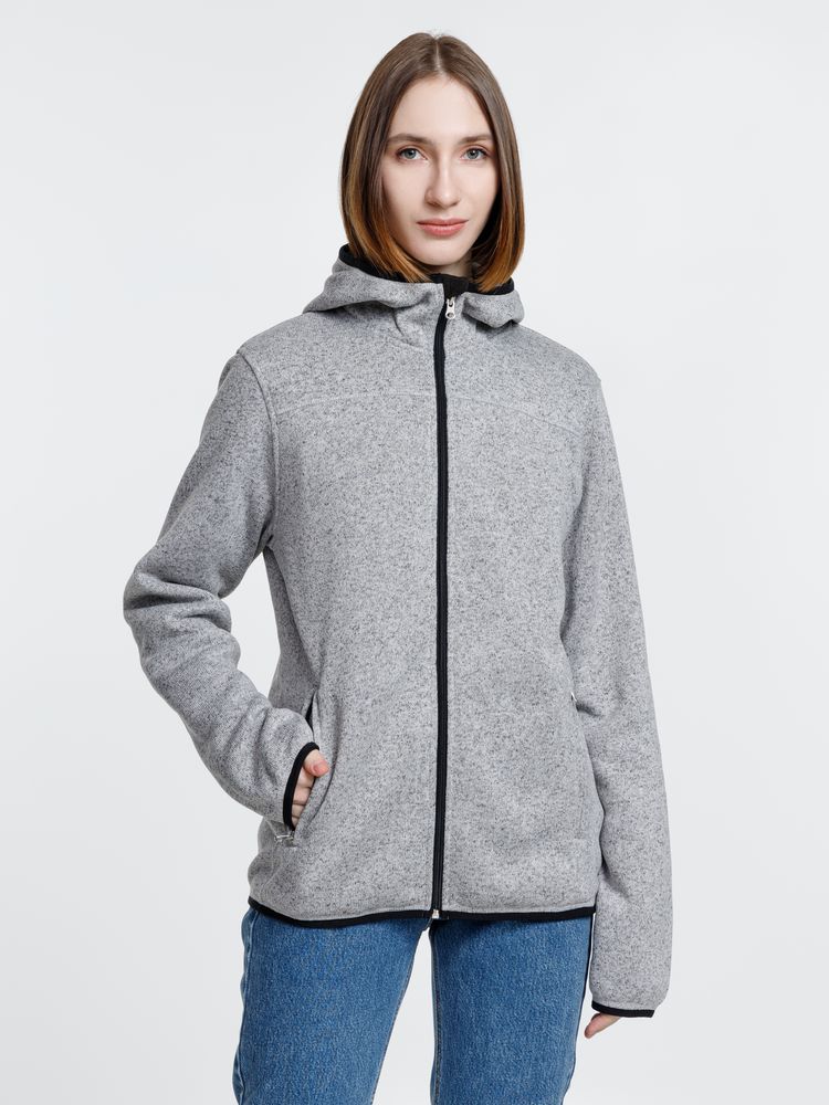 Куртка с капюшоном унисекс Gotland, серая — изображение 14