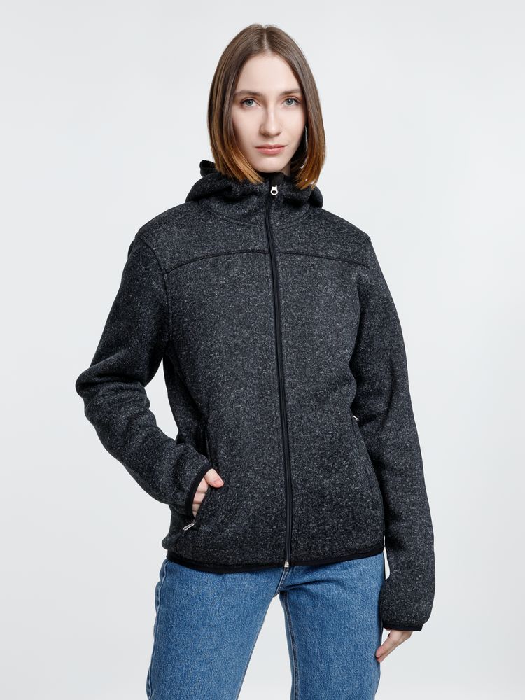 Куртка с капюшоном унисекс Gotland, черная — изображение 9