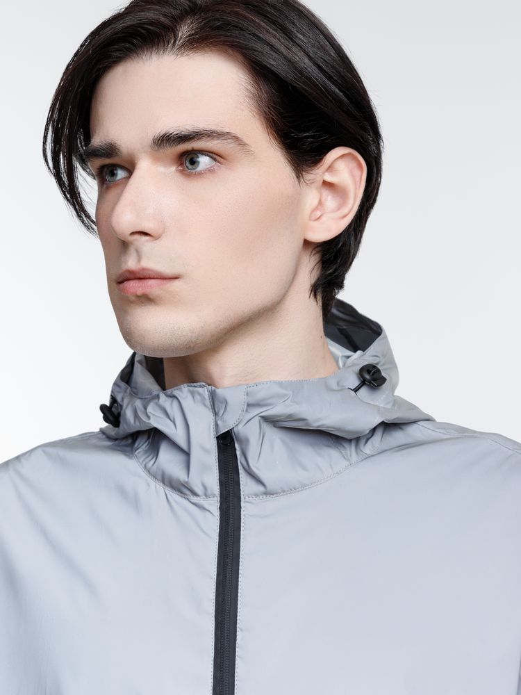 Парка Manifest из светоотражающей ткани, серая — изображение 13