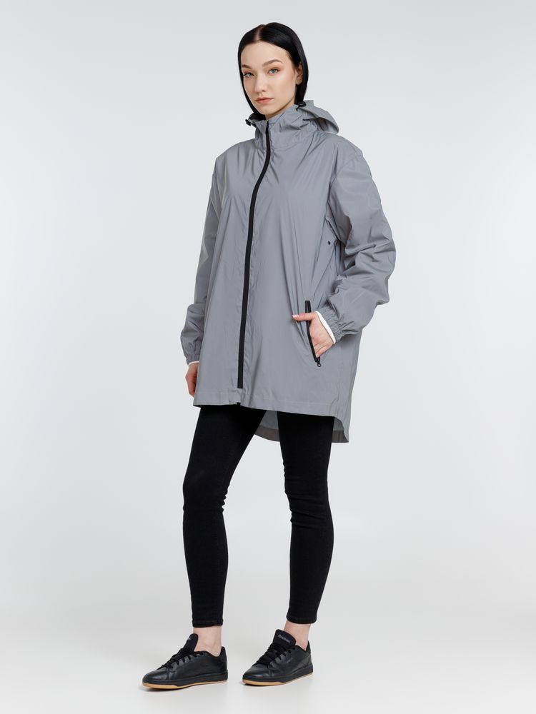 Парка Manifest из светоотражающей ткани, серая — изображение 20