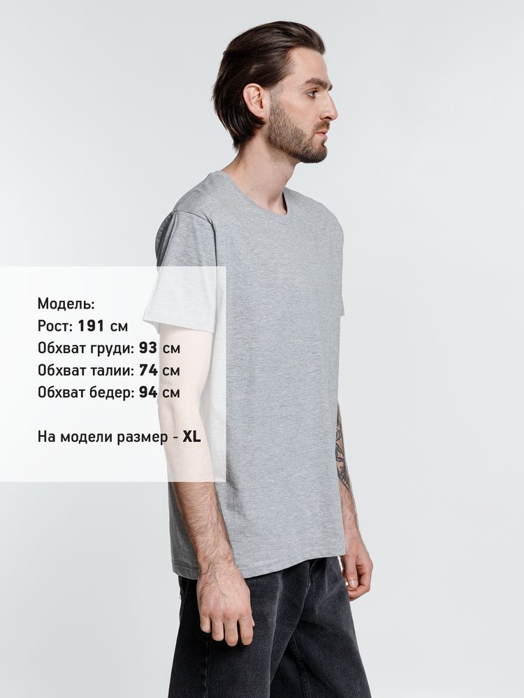 Футболка унисекс Ankara, серый меланж — изображение 5