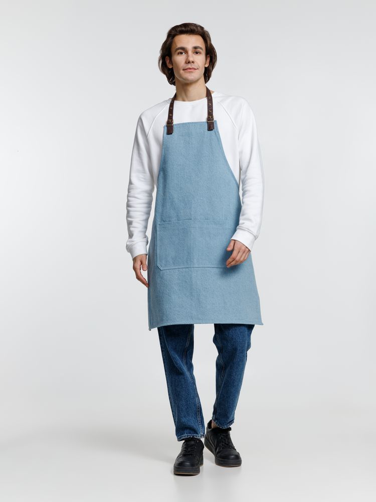 Фартук Denim Team, голубой джинс — изображение 5