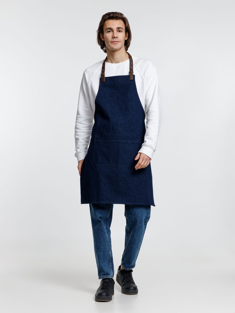 Фартук Denim Team, синий джинс — изображение 5