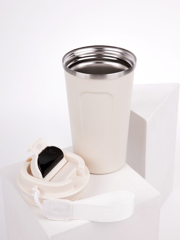 Смарт-стакан с заменяемой батареей tellMug, ver.2, молочно-белый — изображение 14