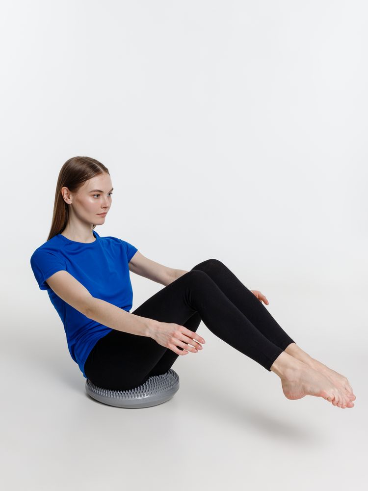 Массажная балансировочная подушка Balansa, серая — изображение 6