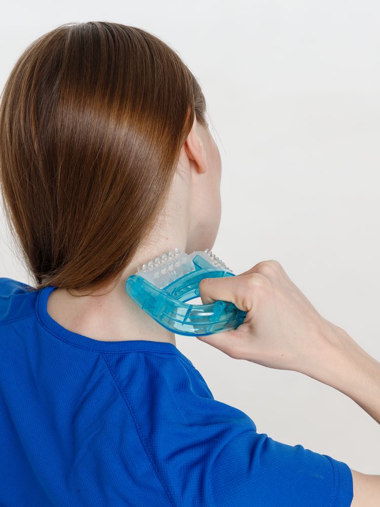 Роликовый ручной массажер Bodyrolla, синий — изображение 3