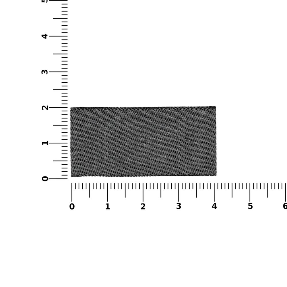 Лейбл тканевый Epsilon, XXS, темно-серый — изображение 4