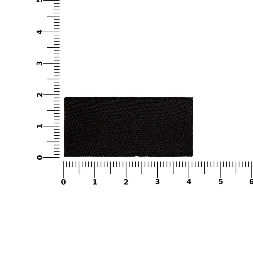 Лейбл тканевый Epsilon, XXS, черный — изображение 4