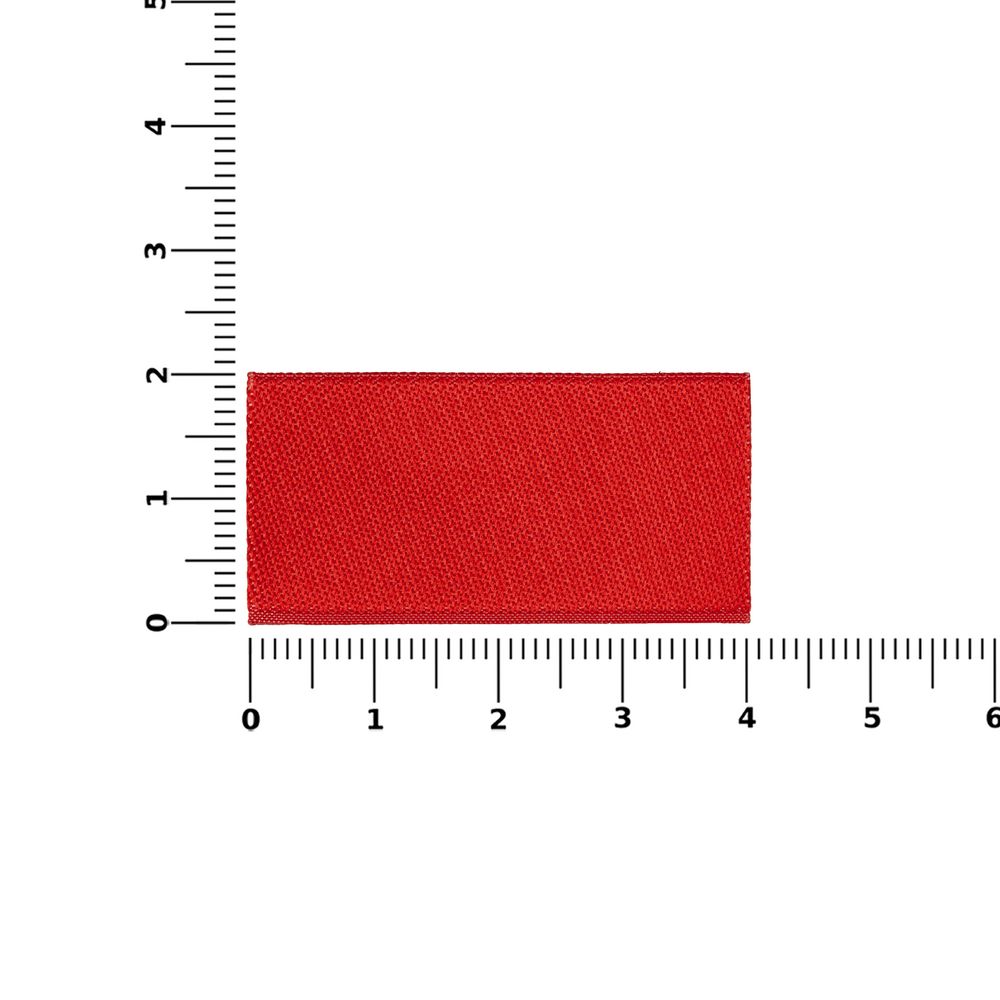 Лейбл тканевый Epsilon, XXS, красный — изображение 4