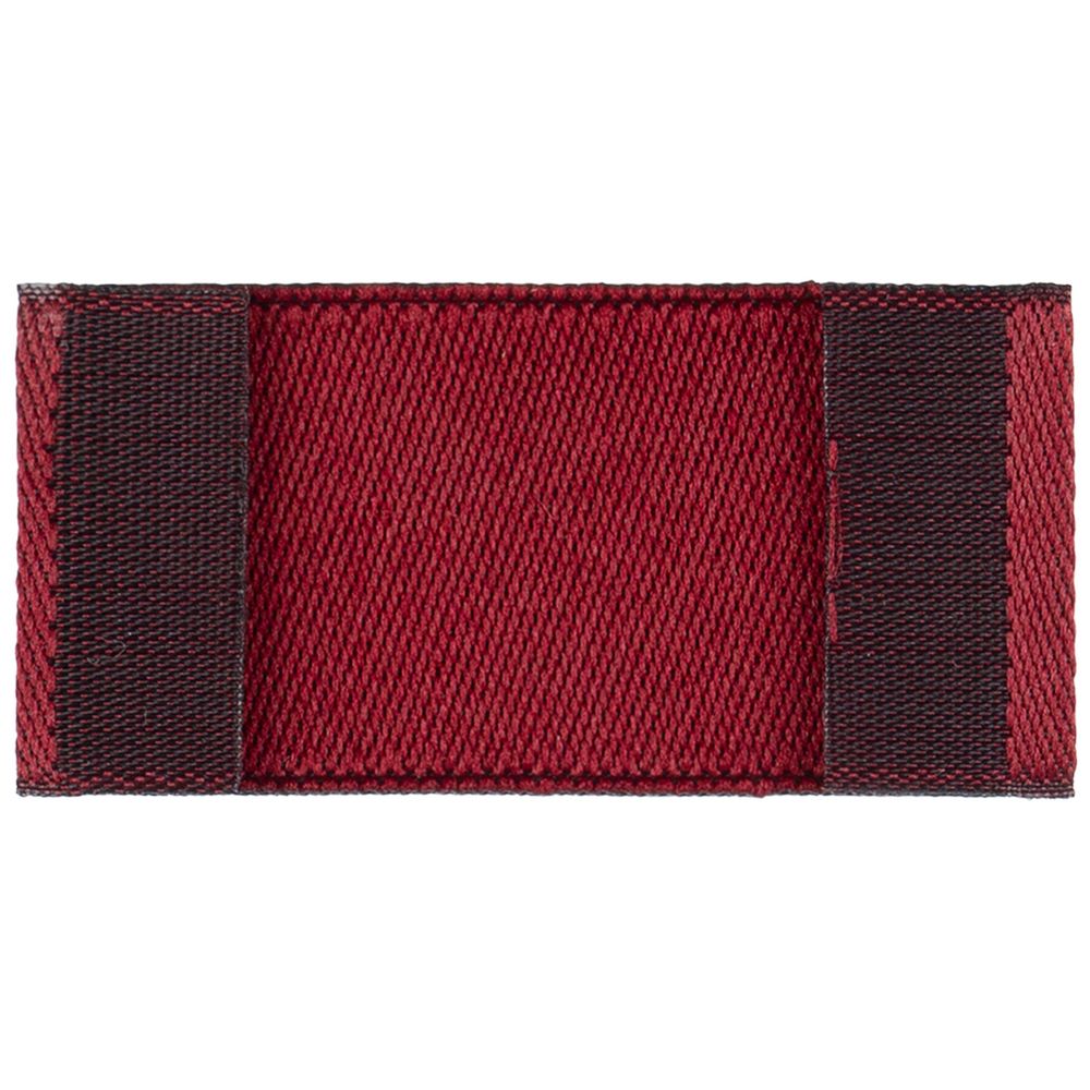 Лейбл тканевый Epsilon, XXS, бордовый — изображение 3