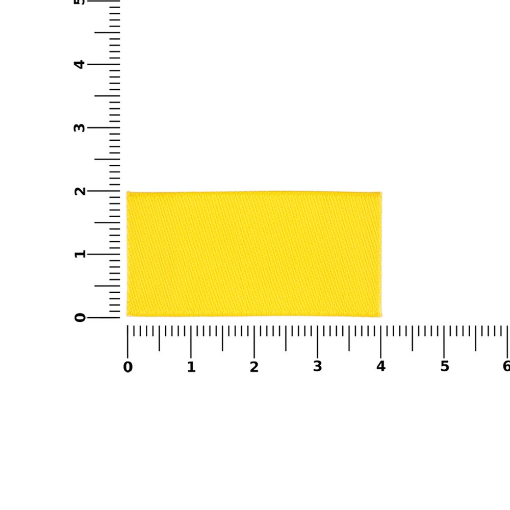 Лейбл тканевый Epsilon, XXS, желтый — изображение 4