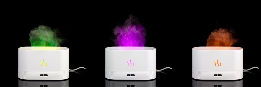 Увлажнитель-ароматизатор с имитацией пламени Fuego ver.2, белый — изображение 12