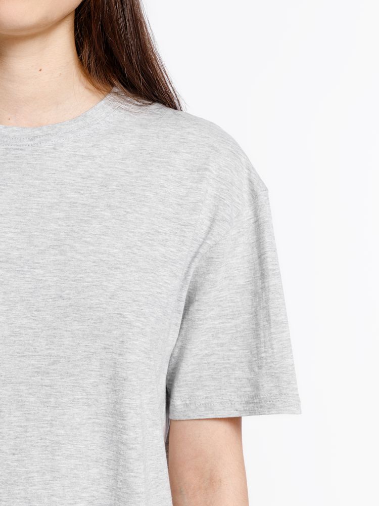 Футболка унисекс Streetwise, серый меланж — изображение 13