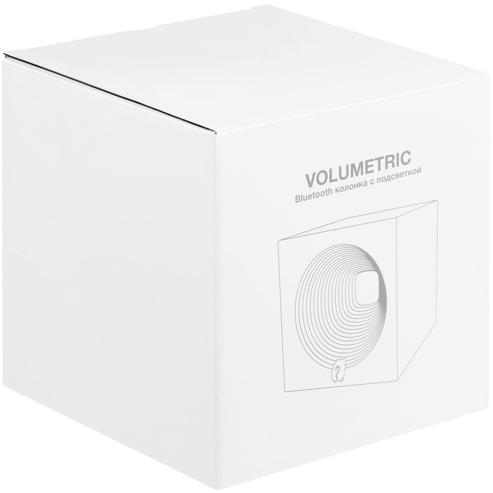 Bluetooth-колонка с подсветкой Volumetric, белая — изображение 13