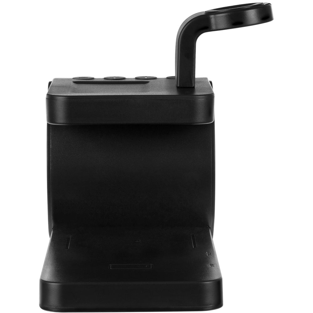 Станция беспроводной зарядки с часами fullStack, черная — изображение 6