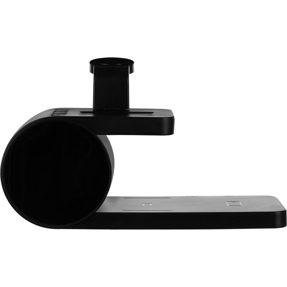 Станция беспроводной зарядки с часами fullStack, черная — изображение 4