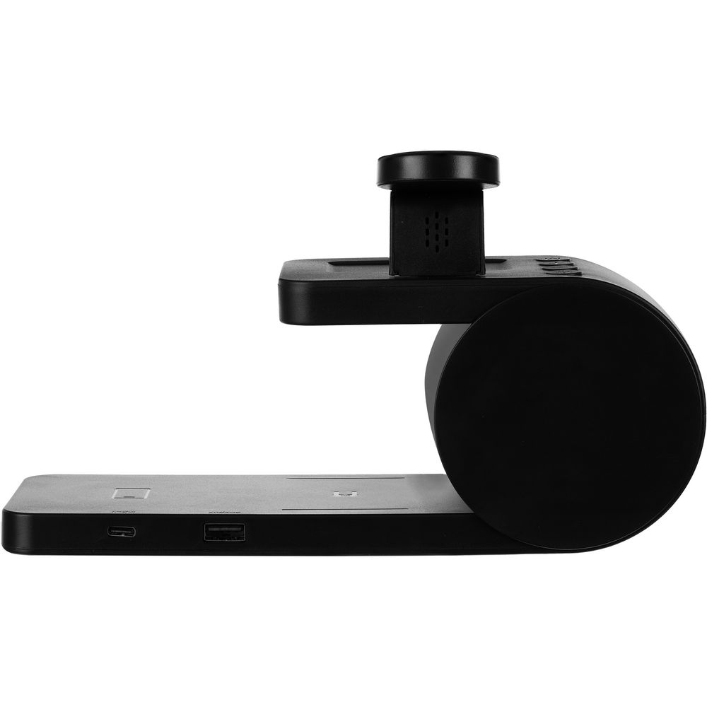 Станция беспроводной зарядки с часами fullStack, черная — изображение 5