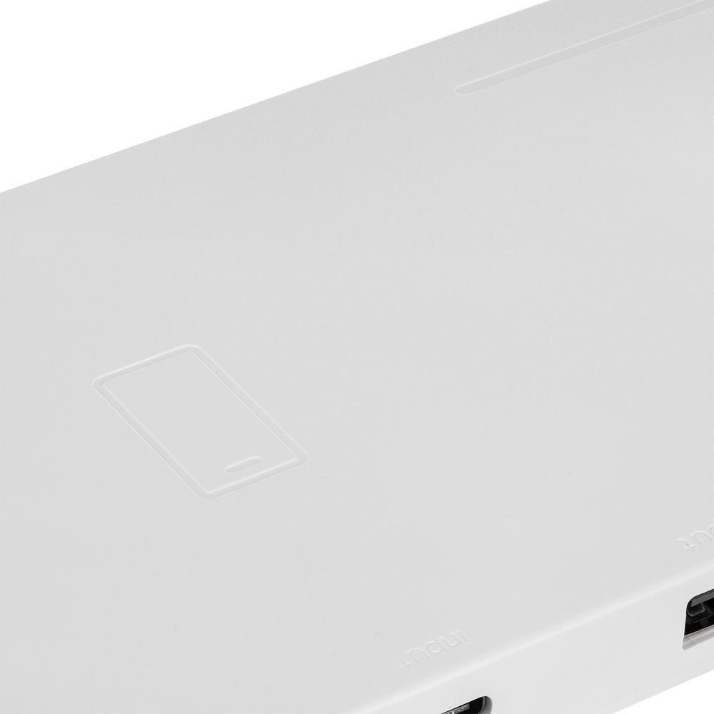 Станция беспроводной зарядки с часами fullStack, белая — изображение 9