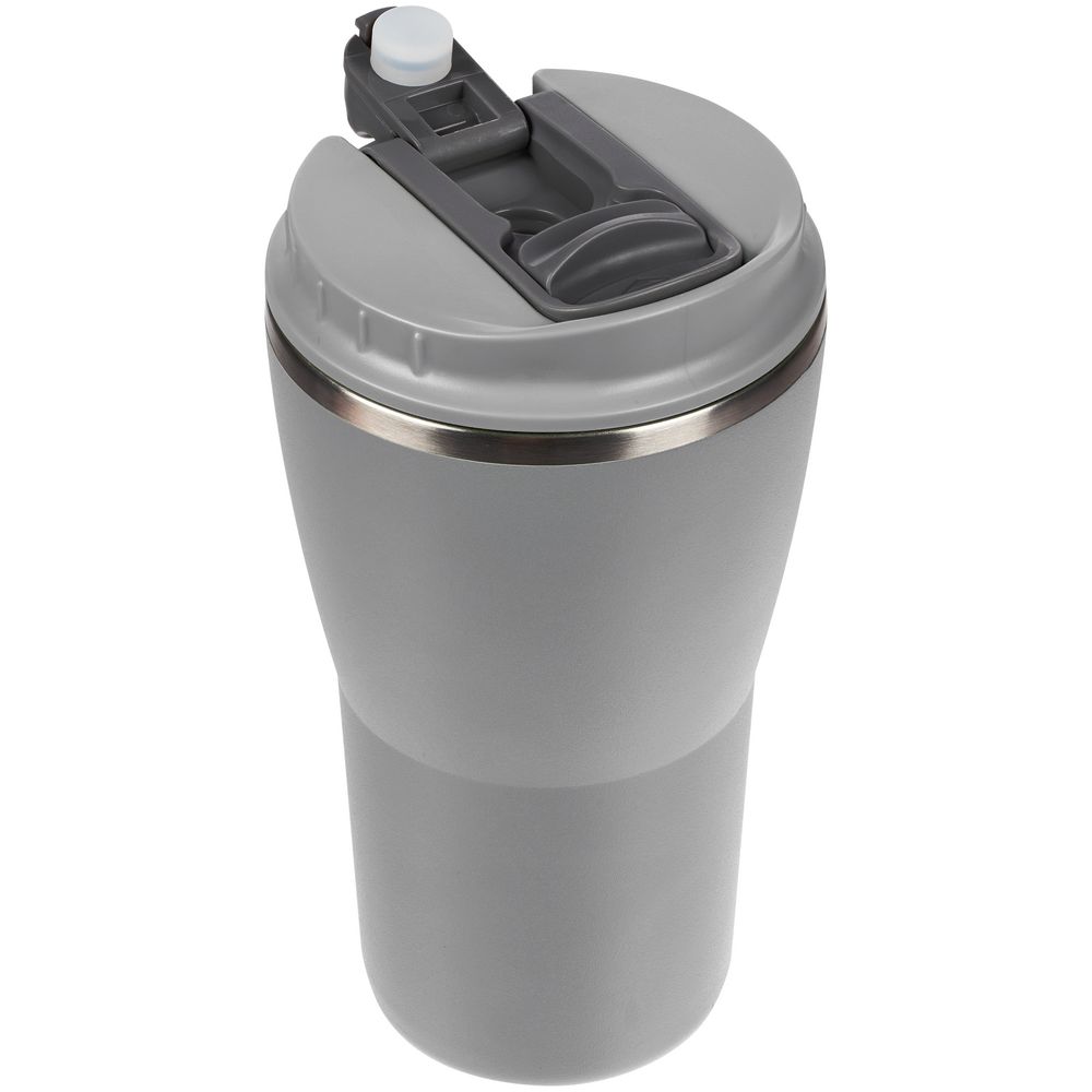 Термостакан Sapporo без логотипа, серый — изображение 7