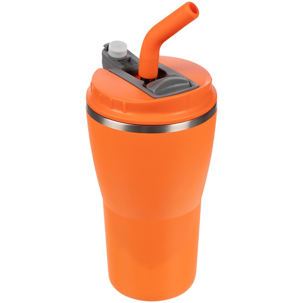 Термостакан Sapporo без логотипа, оранжевый — изображение 9
