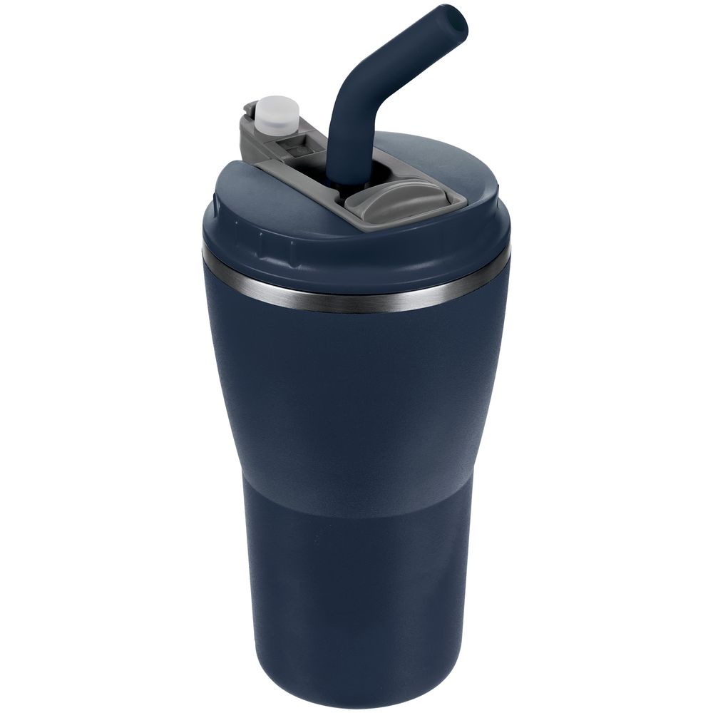 Термостакан Sapporo без логотипа, темно-синий — изображение 9