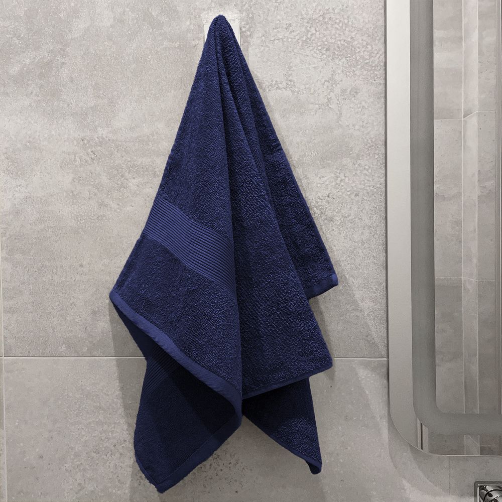 Полотенце махровое «Тиффани», большое, синее (спелая черника) — изображение 6