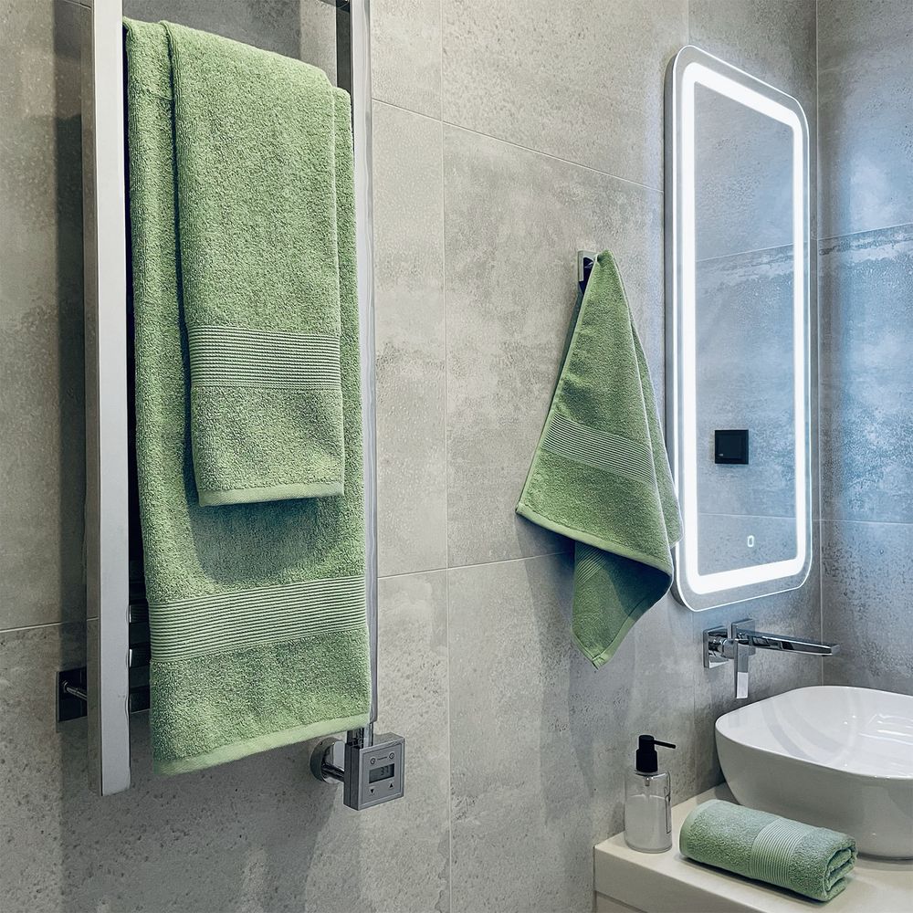 Полотенце махровое «Тиффани», среднее, зеленое, (фисташковый) — изображение 7