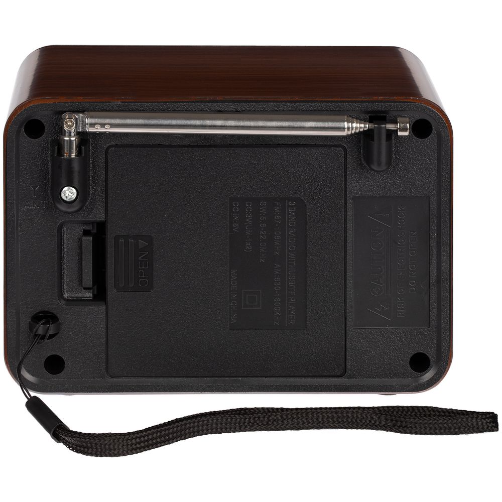 Bluetooth-колонка с радио Beatnik, коричневая — изображение 5