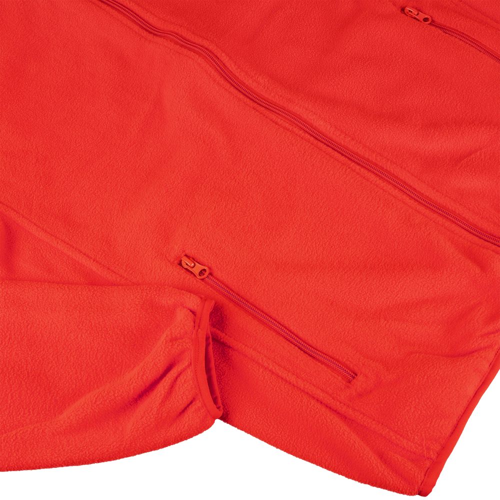 Куртка флисовая унисекс Nesse, красная — изображение 5