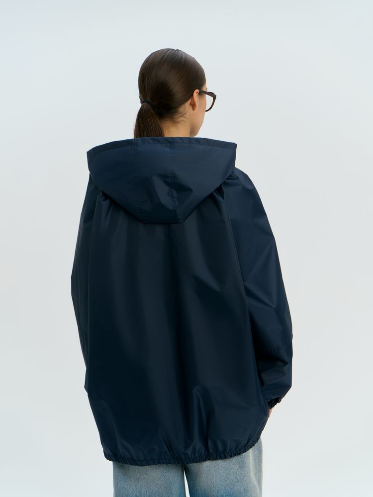 Дождевик-анорак Alatau, укороченный, темно-синий, единый размер — изображение 14