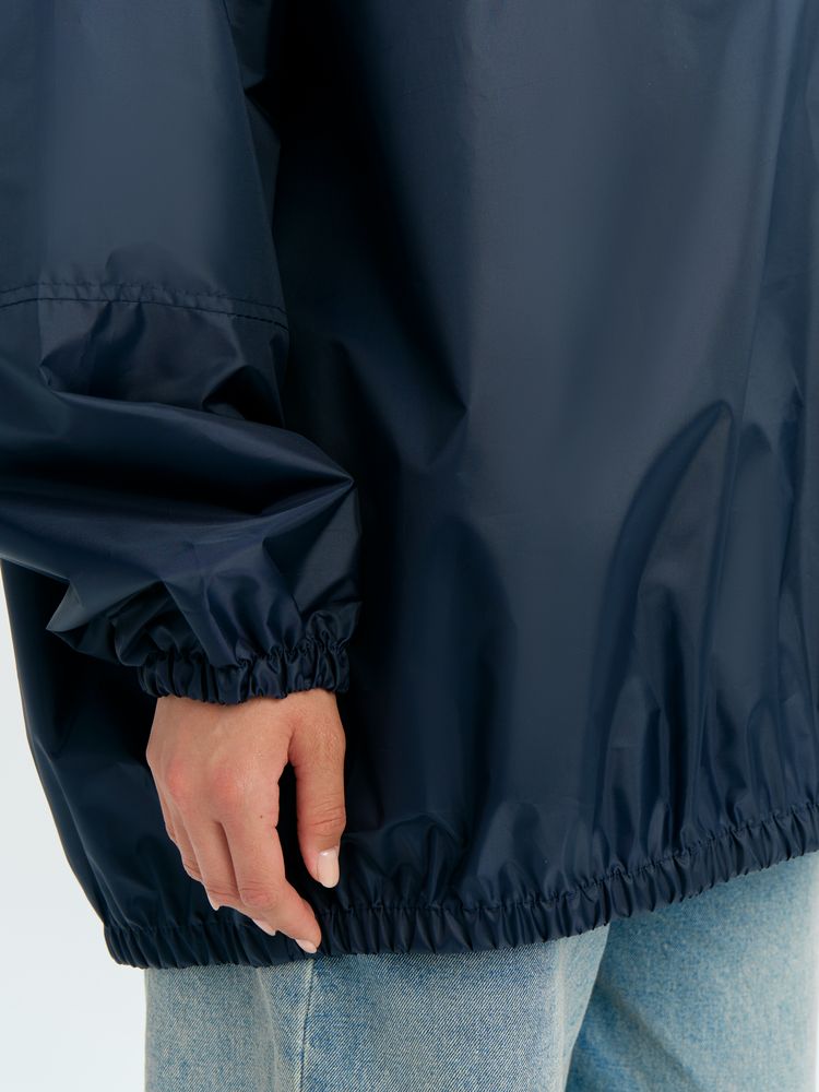 Дождевик-анорак Alatau, укороченный, темно-синий, единый размер — изображение 15