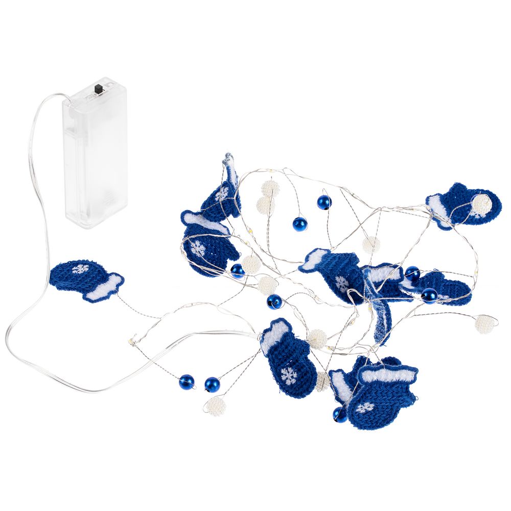 Гирлянда Merry Mittens, синяя — изображение 6