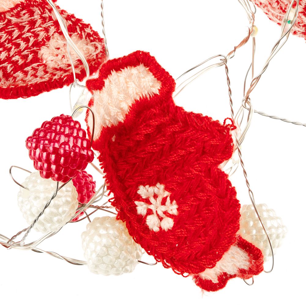 Гирлянда Merry Mittens, красная — изображение 5