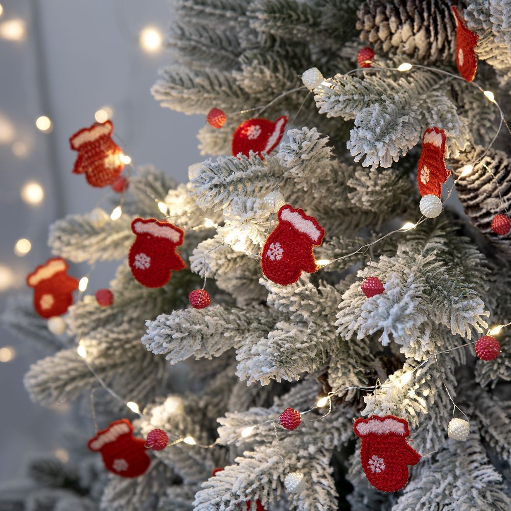 Гирлянда Merry Mittens, красная — изображение 3
