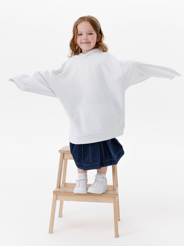 Худи детское оверсайз Houdini, белое — изображение 6