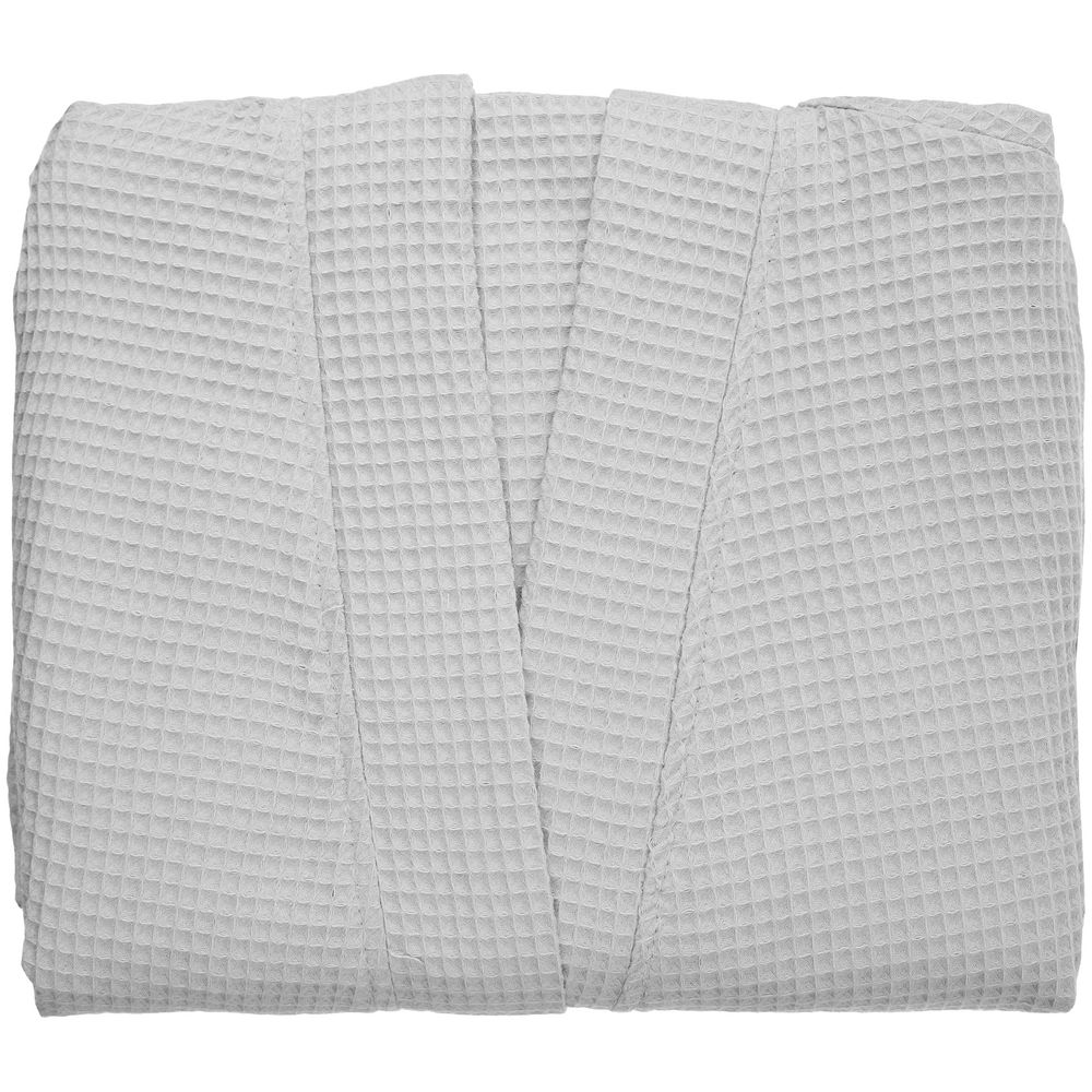 Халат вафельный Kimono, светло-серый — изображение 5