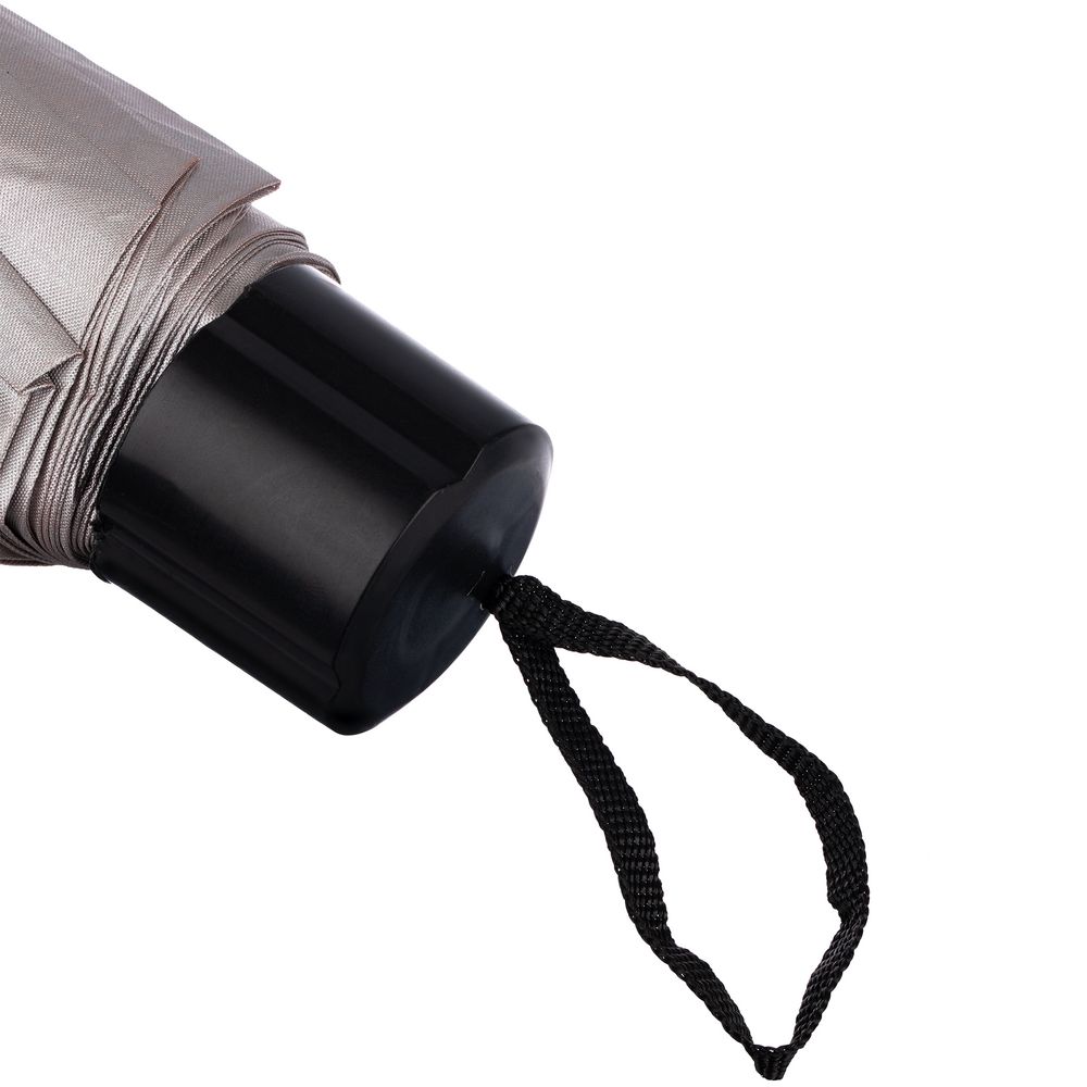 Зонт наоборот складной Stardome, оранжевый с серебристым — изображение 6