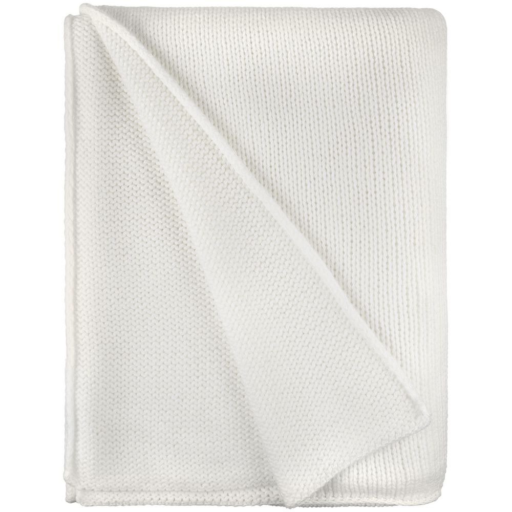 Плед Knitly, жемчужно-белый — изображение 4