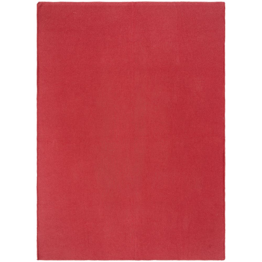 Плед Knitly, красный (коралл) — изображение 6