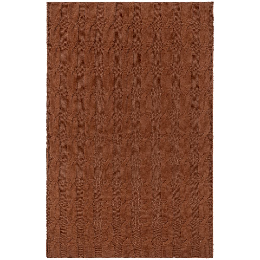 Плед Snefald, коричневый (темное золото) — изображение 4