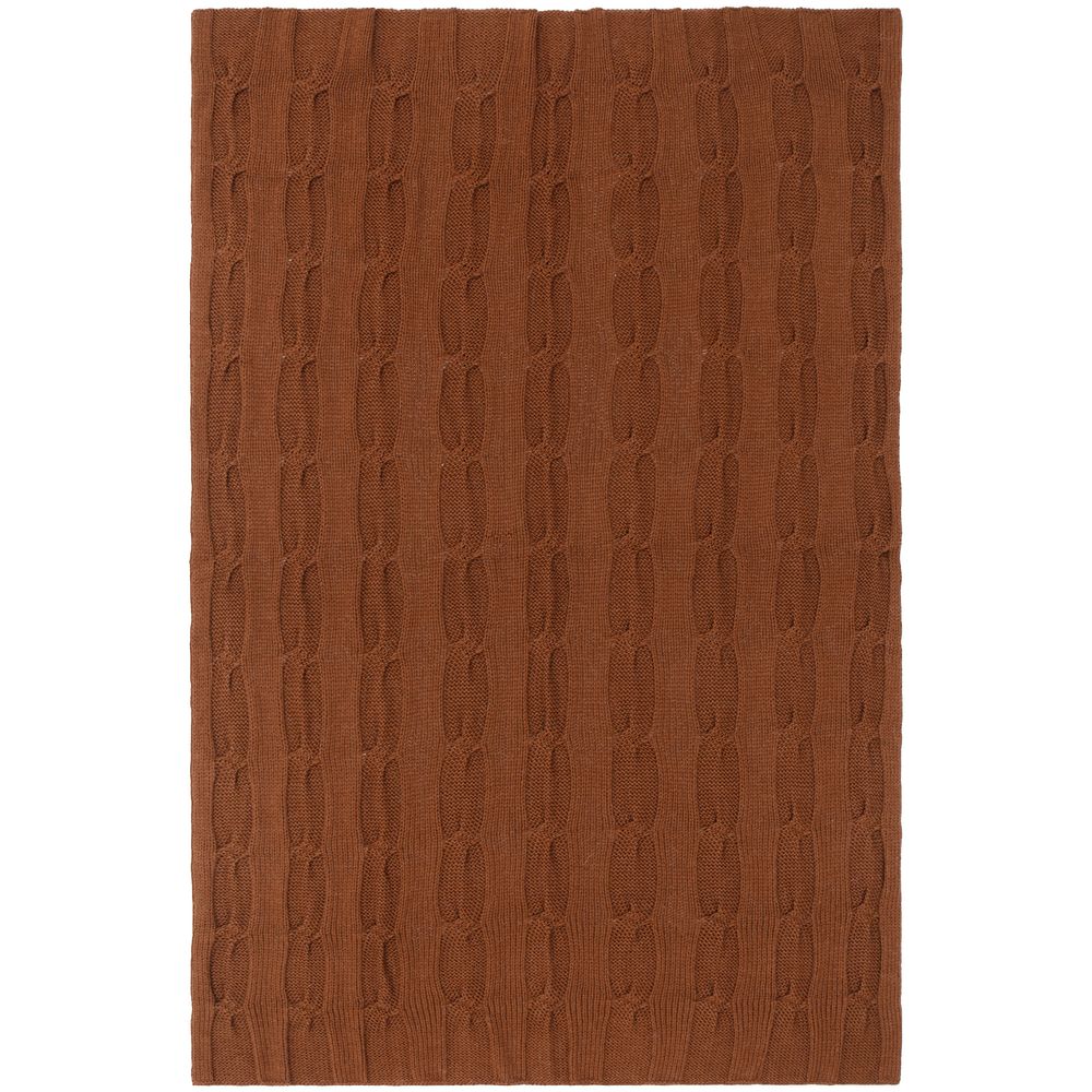 Плед Snefald, коричневый (темное золото) — изображение 6