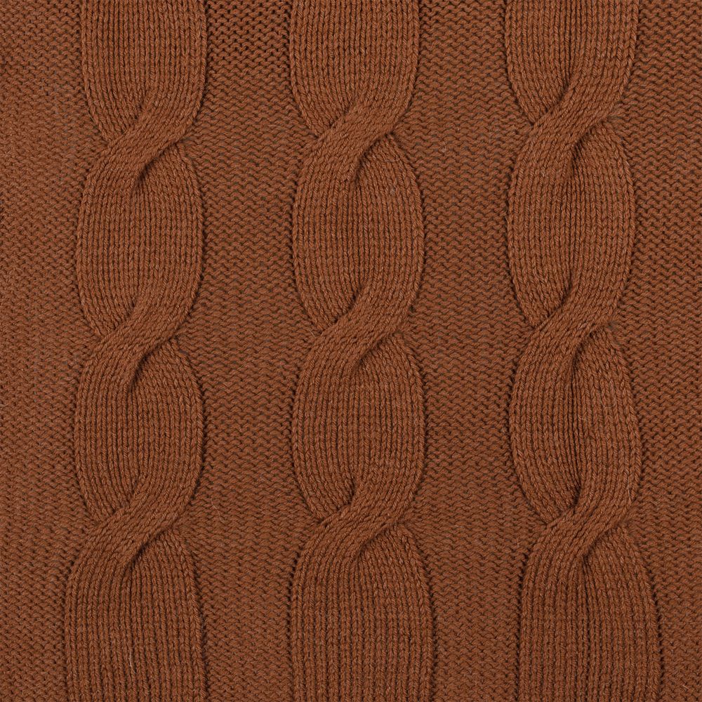 Плед Snefald, коричневый (темное золото) — изображение 5