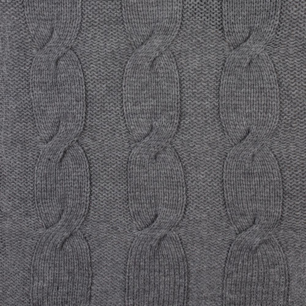 Плед Snefald, серый (маренго меланж) — изображение 5