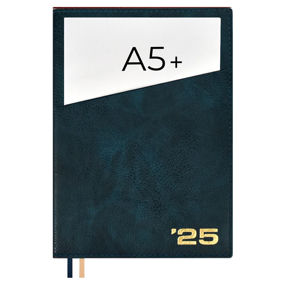 Ежедневник Ronda, датированный, сине-зеленый — изображение 3