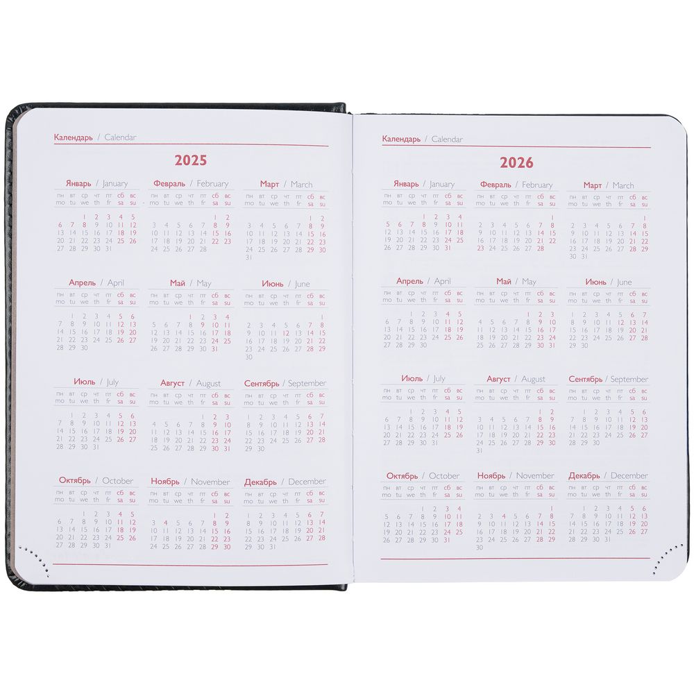 Ежедневник Faro Mini, датированный, черный — изображение 9