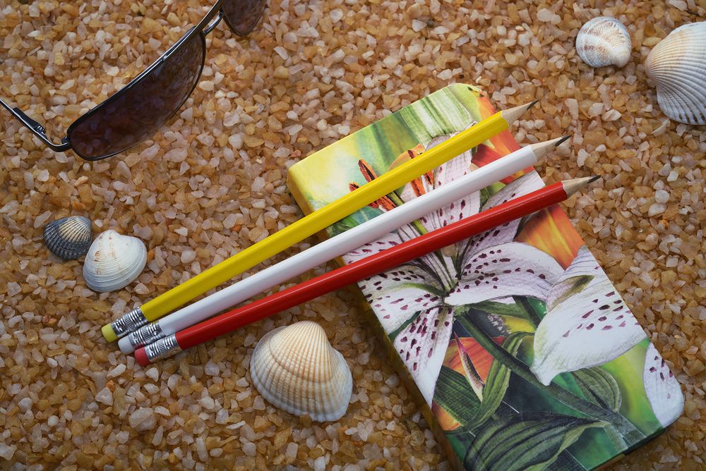 Карандаш простой Triangle с ластиком, синий — изображение 4