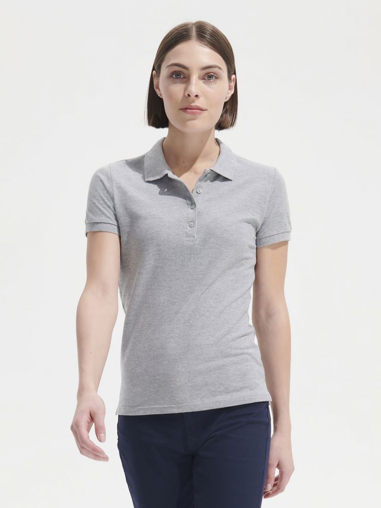 Рубашка поло женская People 210, желтая — изображение 5