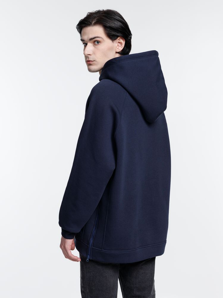 Худи унисекс оверсайз Easy Street, темно-синее — изображение 9