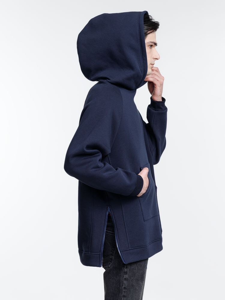 Худи унисекс оверсайз Easy Street, темно-синее — изображение 8